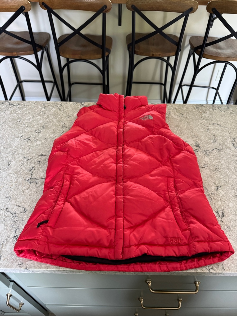 The North Pink Down Vest